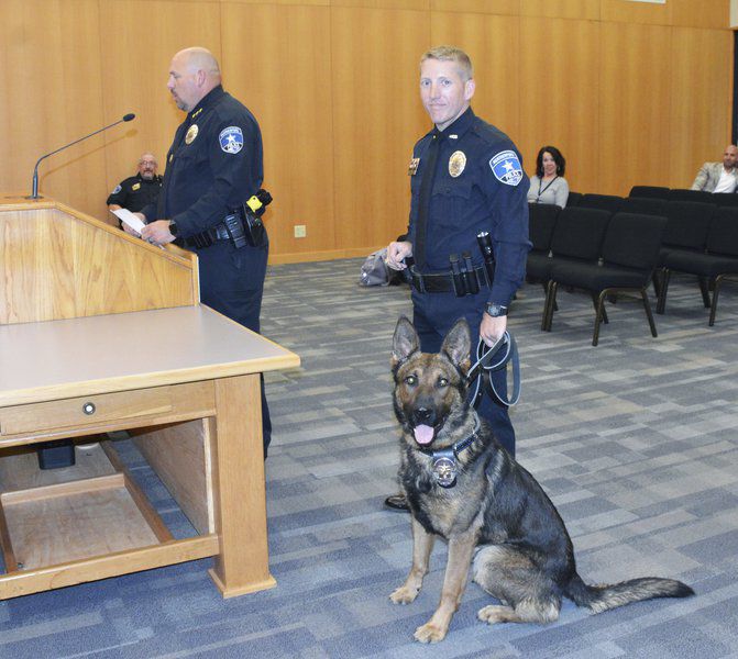 Noon Lions give ballistic vest to WPD K9